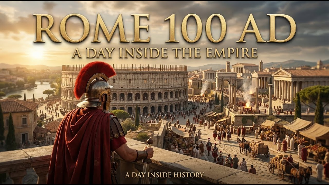 Rome 100 AD: A Day Inside the Eternal City — A Day Inside History #1 (AI Reconstruction)