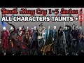 Devil May Cry 1,2,3,4,5 - Dante, Nero, V, Vergil, Trish, Lady All Taunts + Stuff Collection