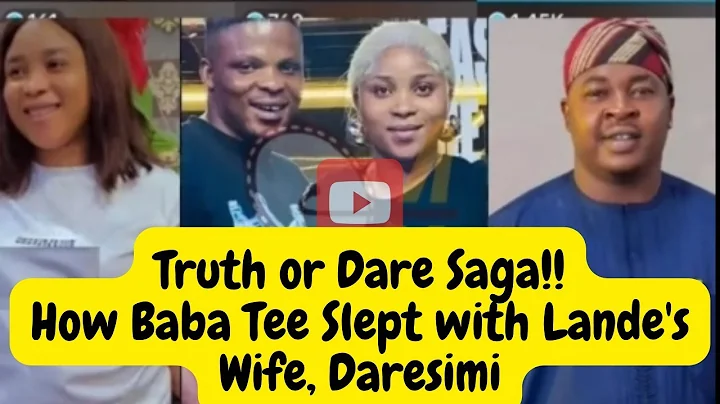 Shameless!!!!! How Baba Tee Slept With Lande's Wife, Darasimi