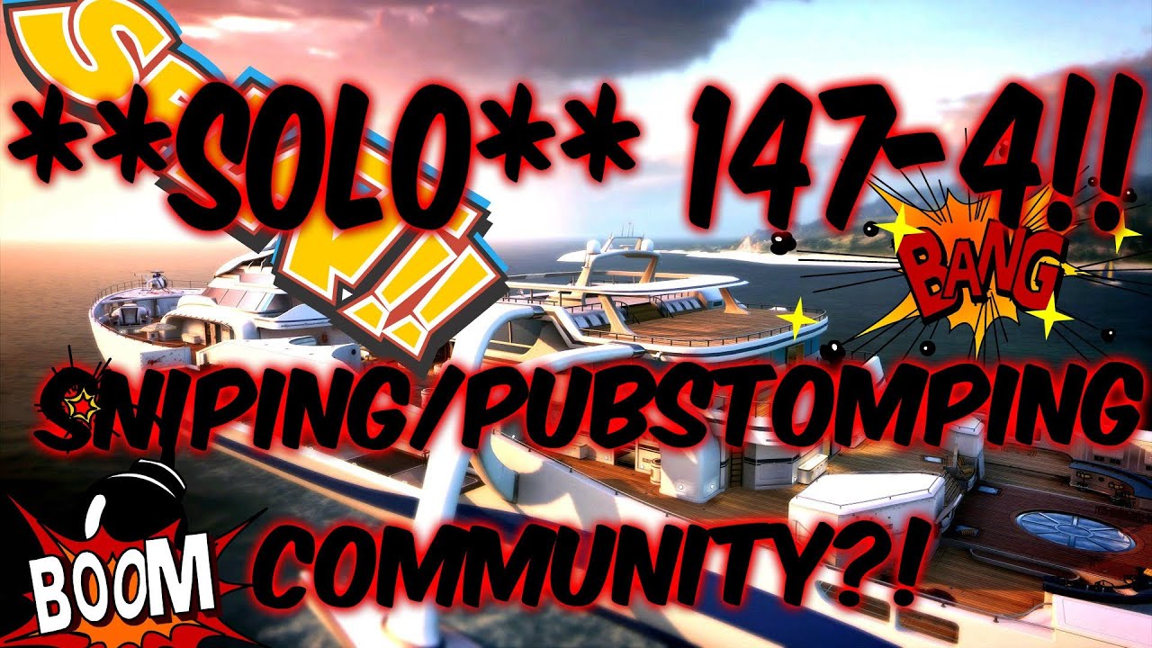 **SOLO** 147-4 w/ SCAR-H! || Pubstomping/sniping community?