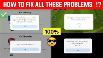 HOW TO FIX ALL ONLINE MATCH CONNECTION PROBLEMS IN PES 2021 MOBILE