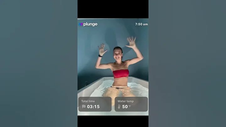 What Does a 30 Day Cold Plunge Challenge Look Like? 🥶😎 #coldplunge #wellness #selfcare