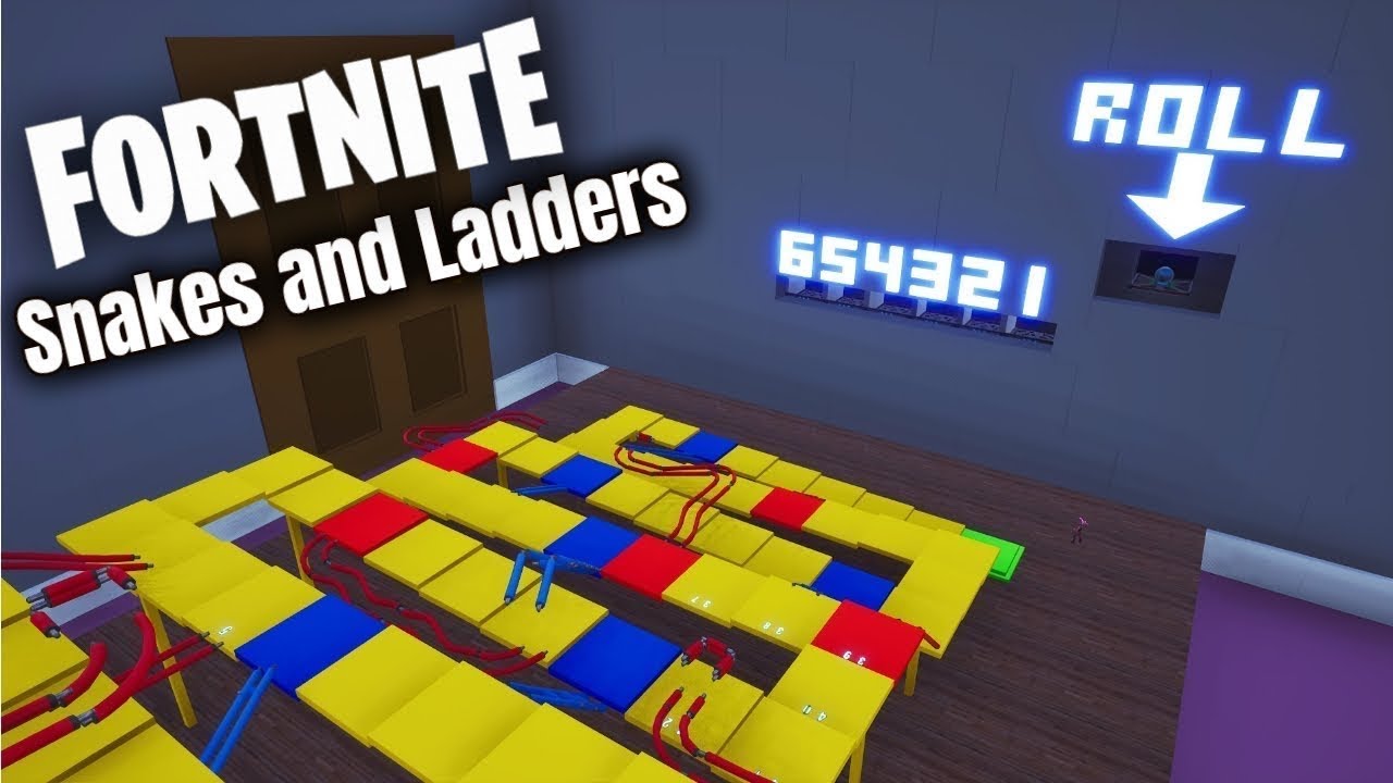 Snakes and ladders Fortnite edition (fortnite creative) YouTube