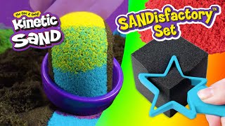 NEW Kinetic Sand Sandisfactory Set! How To Play