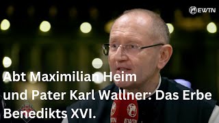 Zum Tod Benedikts XVI. | Pater Karl Wallner und Abt Maximilian Heim im EWTN-Interview | Live aus Rom