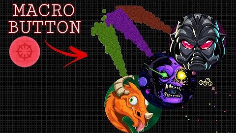 MACRO BUTTON + DESTROYING CLAN + SOLO TAKEOVER (AGAR.IO MOBILE)