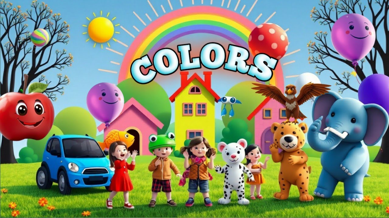 The Colors Learning for Nursery Kids Rhyme | @GadekarStory 
