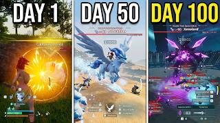 I COMPLETED Palworld in 100 Days ALONE! (Capture all Pals, Defeat all bosses!) screenshot 4