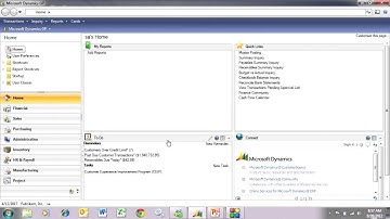Home Page Enhancements in Dynamics GP 2013