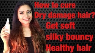 DIMPLE D'SOUZA - How to cure dry damage hair? Get soft silky bouncy healthy hair chennai youtuber screenshot 3