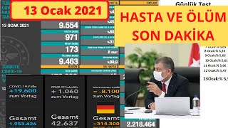 Son Dakika 13 Ocak Bugünkü Vaka Sayısı Korona Virüs Vaka Sayıları Tablosu Günlük Vaka Sayısı