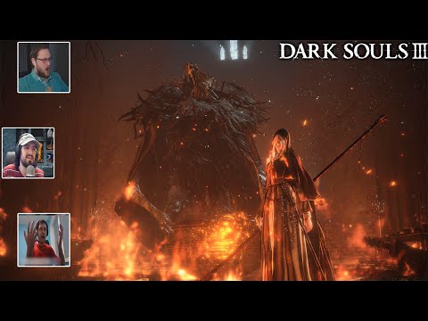 Видео: Реакция Летсплейщиков на Сестру Фриде в Dark Souls 3