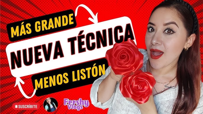 Tutorial, Cómo hacer una Rosa Eterna PERFECTA, Regalo para mamá, Rosas  de Listón