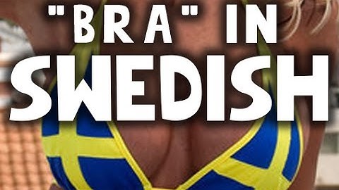 Useful Swedish words that you should know..