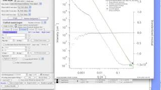 Using Unified fit tool in Irena package