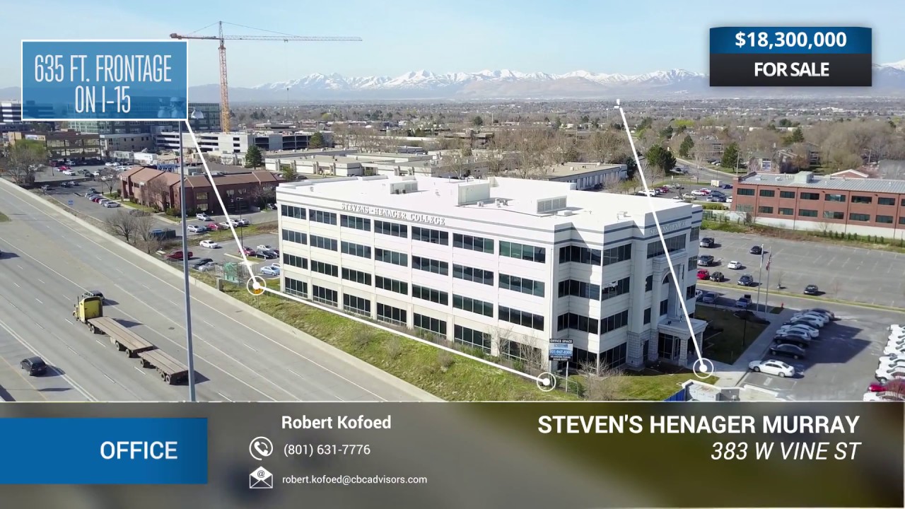 Stevens Henager Office Building for Sale in Murray, Utah