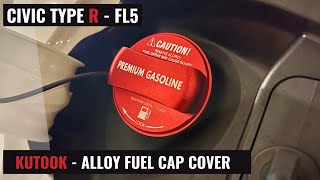 KUTOOK ALLOY FUEL CAP COVER // FL5 CIVIC TYPE R