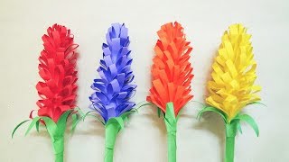 DIY || HOW TO MAKE LAVENDER FLOWER WITH PAPER || CARA MEMBUAT BUNGA LAVENDER DENGAN KERTAS
