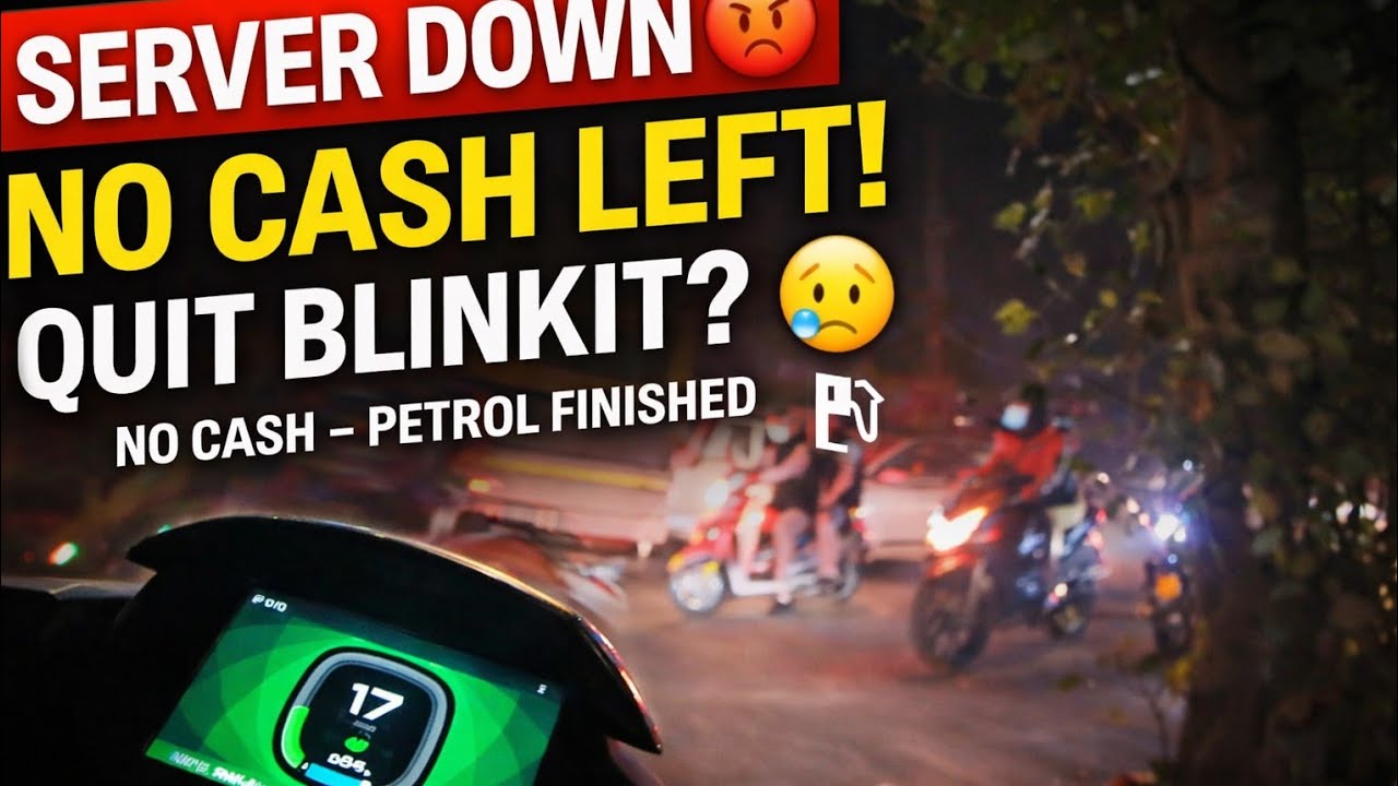 “Quitting Blinkit Work – Server Down & No Cash Left!”||Server Down Again… Had to Stop My Blinkit Job