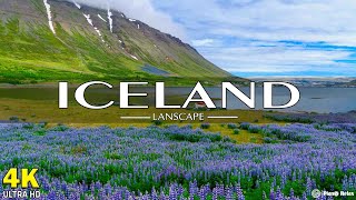 FLYING OVER ICELAND (4K UHD) - Relaxing Music Along With Beautiful Nature Videos - 4K Video HD