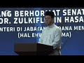 Zulkifli calls for stronger unity of the ummah