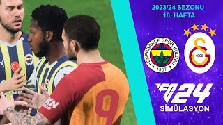 Fenerbahçe - Galatasaray Trendyol Süper Lig 18 Hafta - Ea Fc 24 Simülasyon