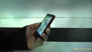 Sharp Galapagos mobile phone with 3D camera - CES 2011