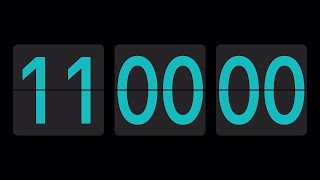 11 hour countdown, Timer & alarm flip clock.
