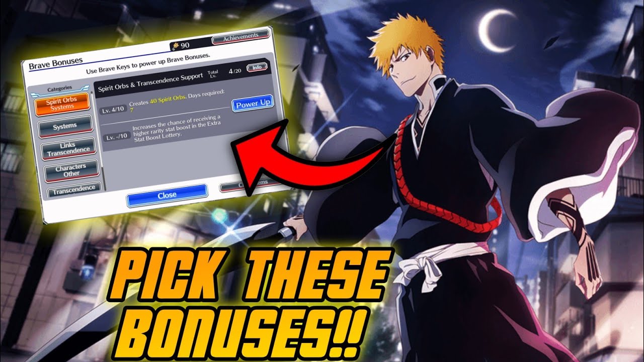 PICK THESE BONUSES!Bonus Guide Bleach[brave souls] YouTube