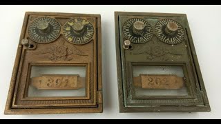 I sold some of my friend's antique PO Box doors on eBay.