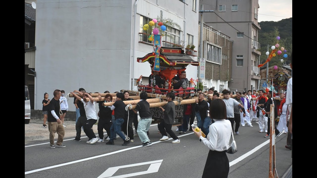 因島土生町のだんじり　令和7年10月18日