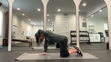 Quadruped thoracic rotation w/adductor squeeze  | Well Equipt | Atlanta Physical Therapy