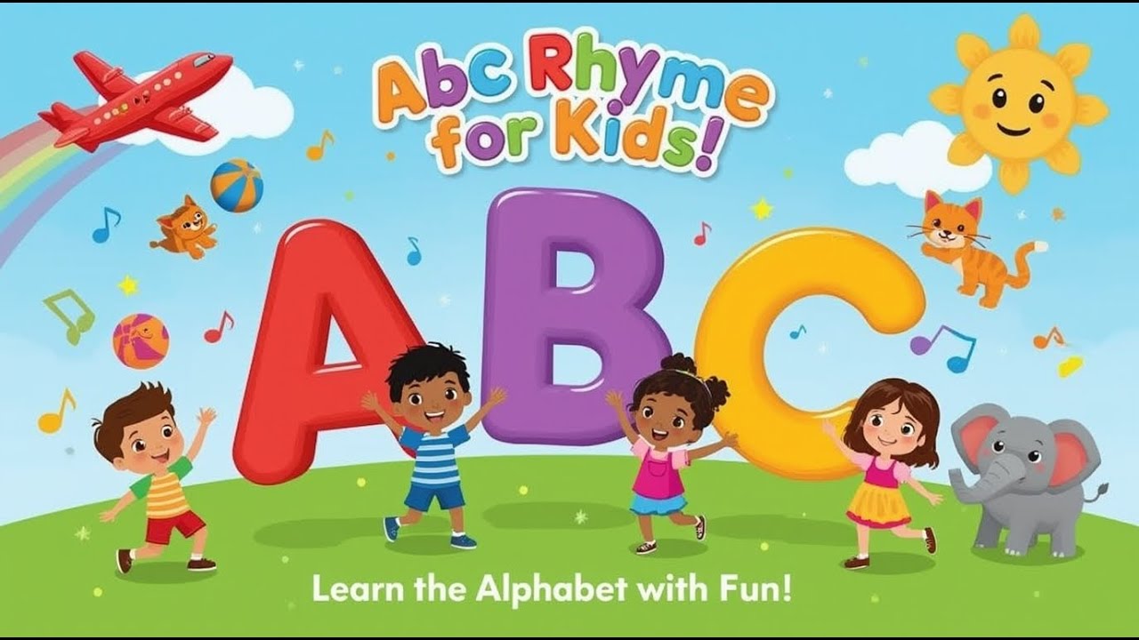 ABC Learning Song for Kids | Fun Alphabet Rhyme with Animals and ...