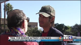 Trial for border activist continued on Thursday