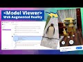 Web Augmented Reality with Google | Model Viewer WebAR | GLB USDZ
