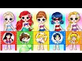 Elsa ladybug rapunzel  ariel princess become sailor moon  35 best diy arts  paper crafts