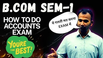 Financial Account Exam: ये गलती मत करना! ❌ 5 Common Mistakes that Fail Students | B.Com 2025