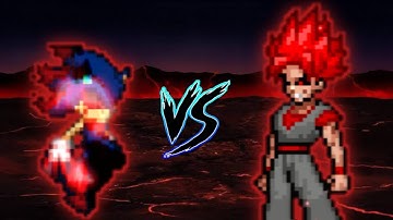 Sonic exe (all form) VS Evil Goku TP in Jump Force Mugen