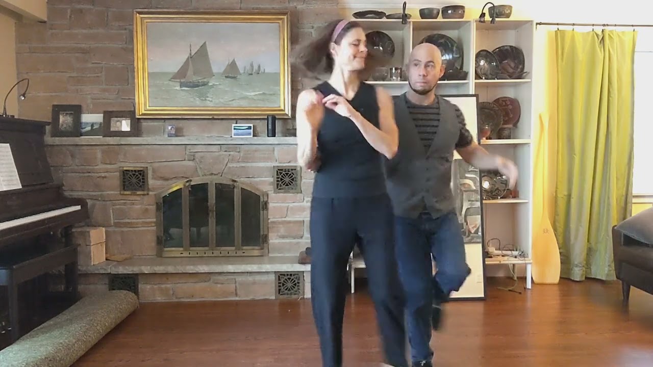 Charlie & Gabrielle working on new Slow balboa material