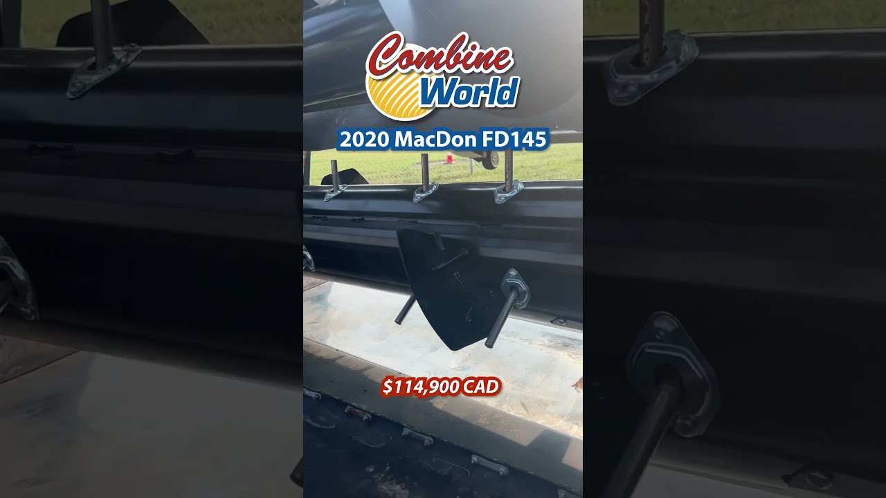 SOLD- MacDon FD145 45'. Tilt, AHHC, DKD, Contour Buddy. New knvs, grds, cnvs, aug, pea aug, HD drum.