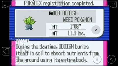 088: Where to Find Oddish in Pokemon Ruby!