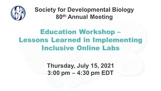 2021 Education Workshop – Lessons Learned in Implementing Inclusive Online Labs