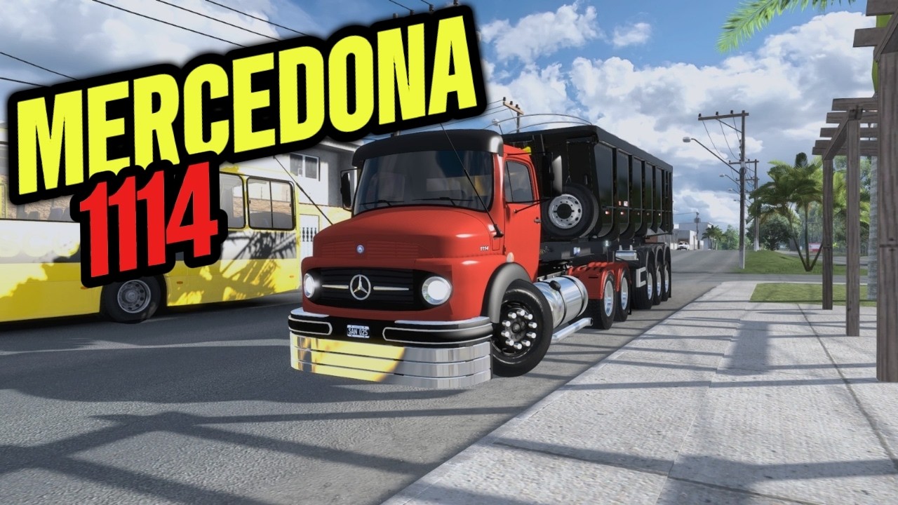 EURO TRUCK SIMULATOR 2 V 1.58 - MERCEDES-BENZ 1114 NO PUXE DA TERRA