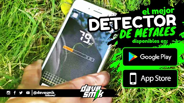 ¿Cómo puedo utilizar mi Iphone como detector de metales?