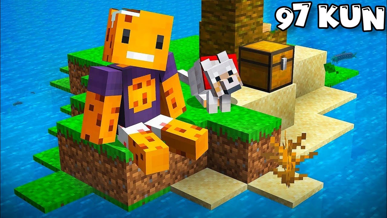 MINECRAFT HARDCOR KIMSASIZ OROLDA 100 KUN OMON QOLDIM UZBEK TILIDA DUBLAJ 