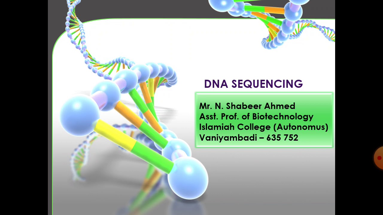 DNA Sequencing YouTube