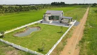 บ้านสวนเกษตรเนื้อที่ 200 ตารางวา พื้นที่ใช้สอย 80 ตร.ม. งบ 650,000