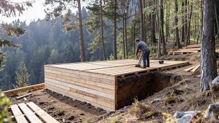 I Built the WARMEST Survival House in the Forest in 67 Days