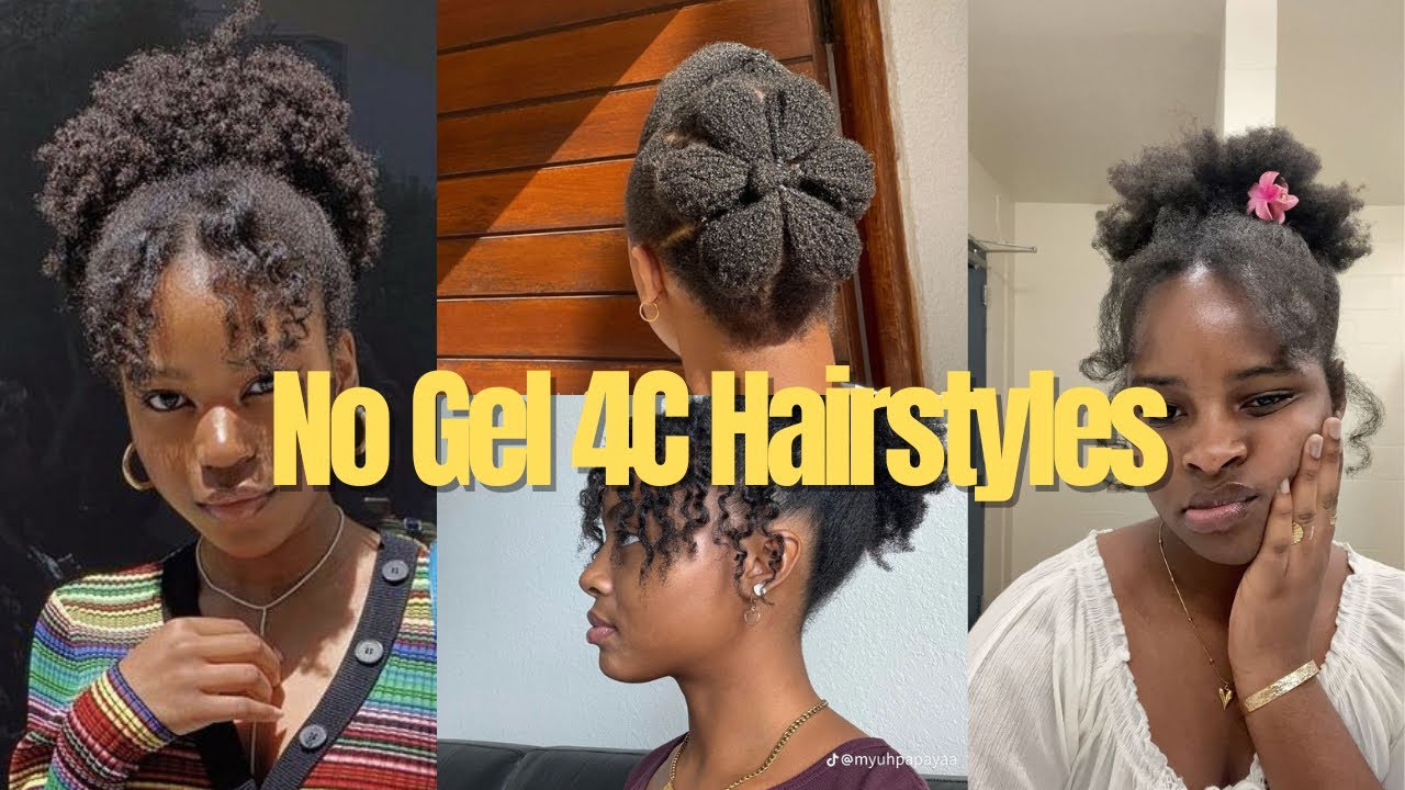 💖10 No-Gel 4C Hairstyles You Can Actually Do Yourself | Easy, Cute & Beginner Friendly💫