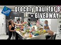 Family of 8 Sams Club bi weekly Grocery Haul I Mom of 6